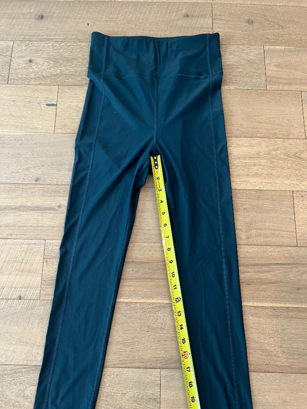 Sweaty Betty High Shine High Waisted Leggings Teal Blue Green XL EUC - Picture 2 of 7